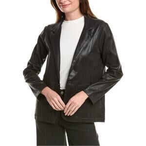 Bella Dahl Sloane Unconstructed Blazer Waxy Coated Womens Size S